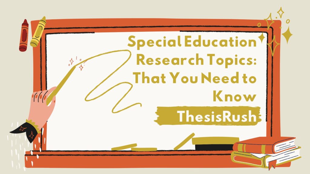 examples of research topics in special education