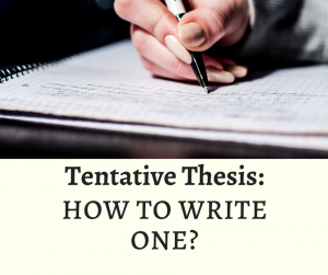 Tentative Thesis - Simple Advice For An Outstanding Paper!