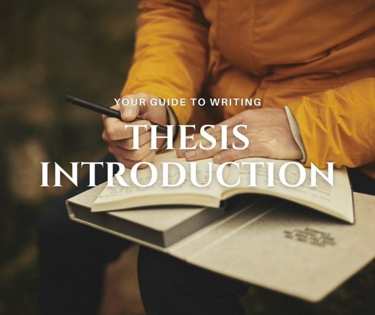 how to write introduction for master thesis